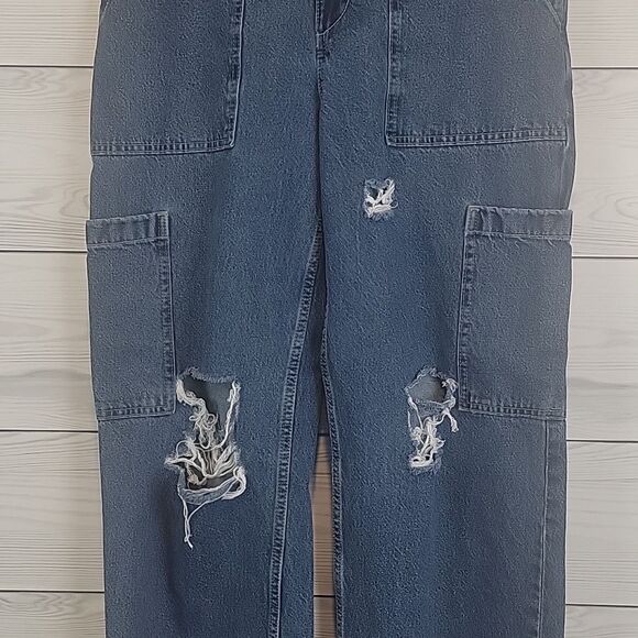 Divided destructed carpenter jeans Size 6 - Picture 4 of 16